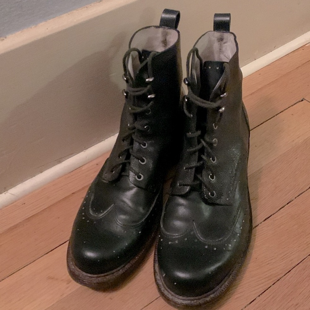 Rag & Bone leather Cozen wingtip lace-up boots EU 38 - Picture 2 of 8
